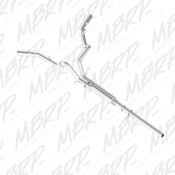 MBRP 14 Chevy/GMC 1500 Silverado/Sierra 4.3L V6/5.3L V8 Dual Split Side Alum 3in Cat Back Exhaust