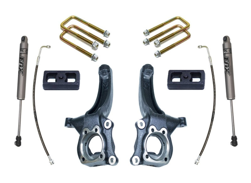 Kit de levage de broche MaxTrac 15-18 Chevrolet Colorado 2WD 4 po/2 po MaxPro Elite avec amortisseurs FOX