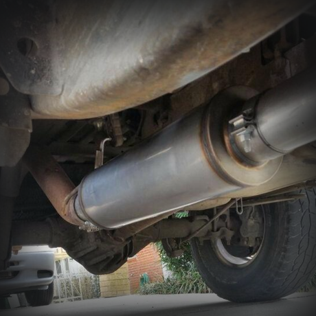 TruckTok 4" Muffler 30" Overall Length for Diesel Exhaust Generic TruckTok