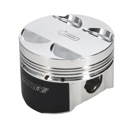 Pistons à tête plate Manley 03-06 Evo 8/9 4G63T 86,0 mm + 1,0 mm suralésage 10,0/10,5:1 avec segments