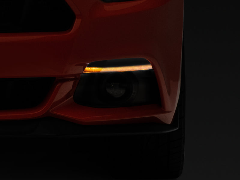 Clignotants séquentiels à LED Raxiom 15-17 Ford Mustang Axial Series (fumés)