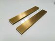 (2) 1/4" x 1" C360 BRASS FLAT BAR 6" long Solid .250" Mill Stock H02 USA