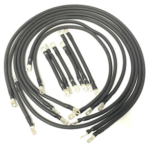 # 2 Awg HD EZGO TXT FLEET Golf Cart Battery Cable 13 pc Set U.S.A MADE AC DC WIRE AND SUPPLY