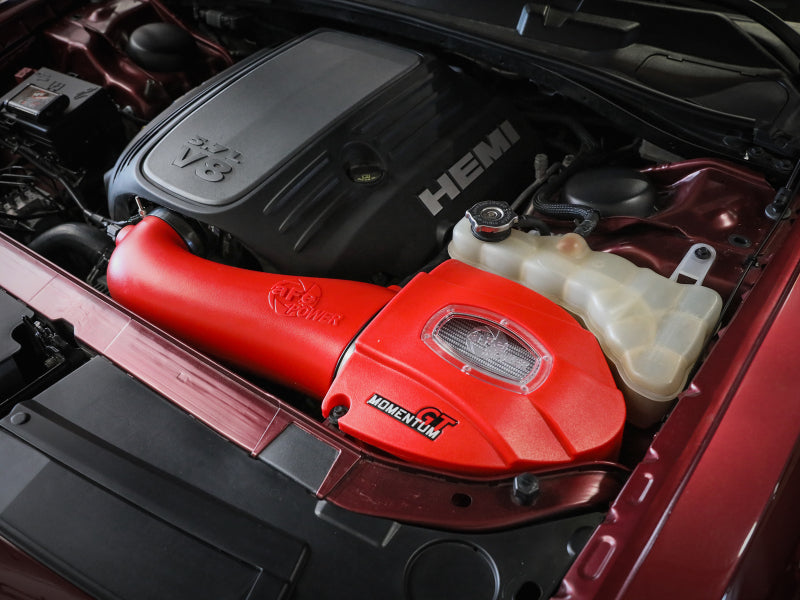 Système d'admission aFe Momentum GT Pro Dry S Stage-2 11-15 Dodge Challenger / Charger R/T 5,7 L HEMI - Rouge