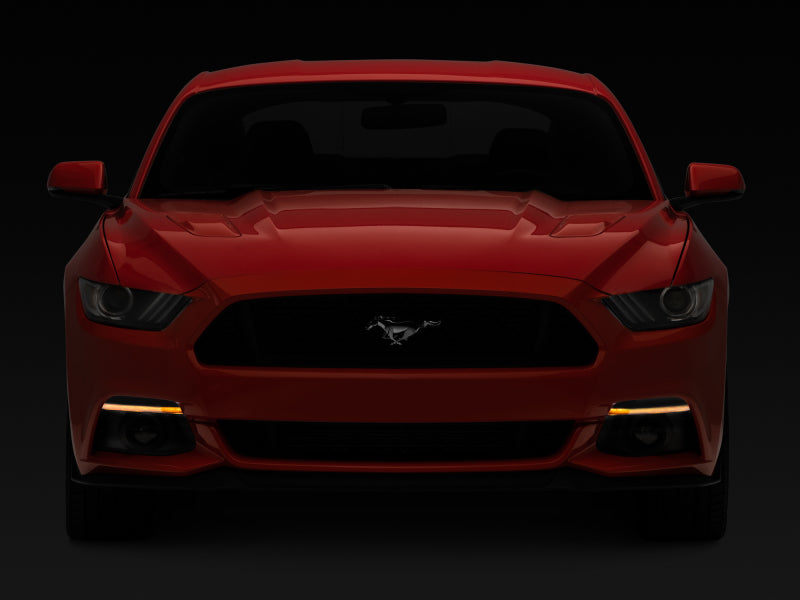 Clignotants séquentiels à LED Raxiom 15-17 Ford Mustang Axial Series (fumés)