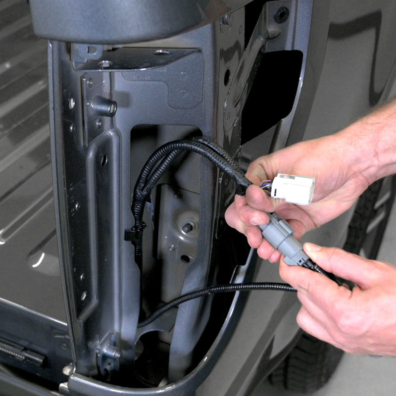 Putco 21-23 Ford F-150 60In Direct Fit Red Blade Kit Tailgate Bars w Factory LED Taillamps