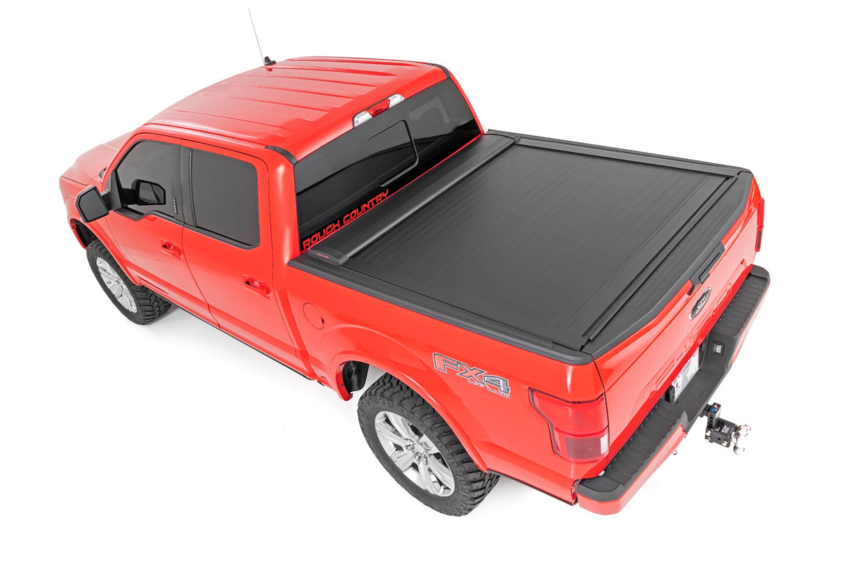 Retractable Bed Cover | 5'7" Bed | Ford F-150 (15-20)/Raptor (17-20) 