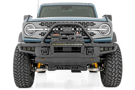 High Winch Mount | All Models | 9500S | 20 Inch Black Single Row LED | Ford Bronco (21-24)