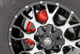 Rough Country Rear Brake Caliper Covers Red Chevy GMC 1500
