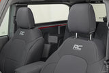 Rough Country Neoprene Seat Covers Front & Rear 2-Door Ford Bronco 4WD 2021-2026 91050