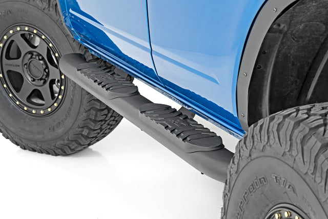 Rough Country Oval Nerf Steps 4-Door Ford Bronco 4WD 2021-2026 21011