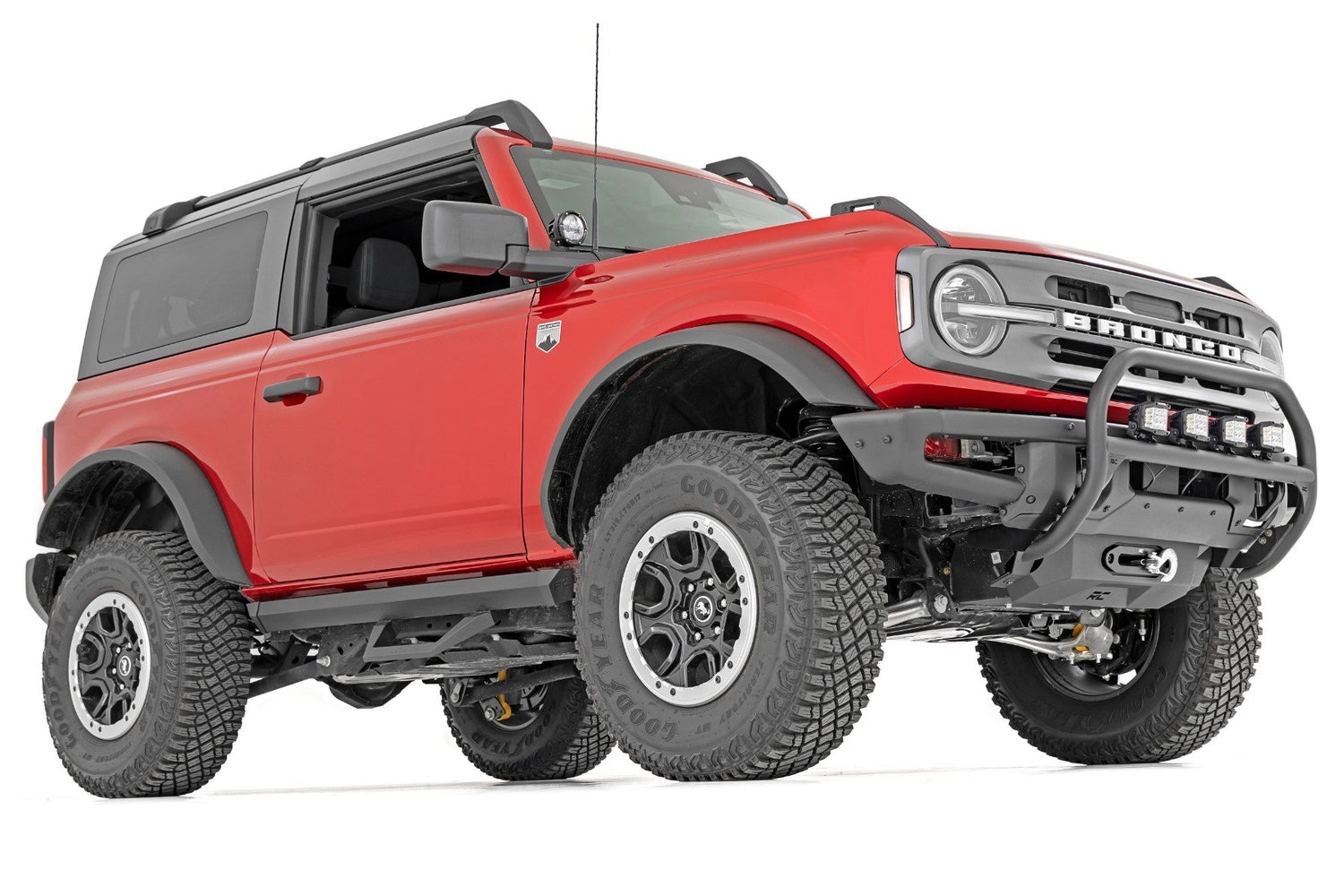 Nudge Bar | 3 Inch Wide Angle Led (x4) | Oe Modular Steel | Ford Bronco (21-24)