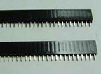 40 Pin 2.54mm Single Row Female Pin Header TekShack