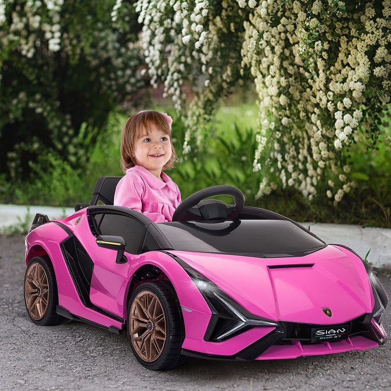 Lamborghini SIAN 12V Kids Electric Ride On Car Toy with Remote Control
