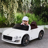 Licensed 12V Bentley Ride On Car for Kids with Parent Remote Control - Black