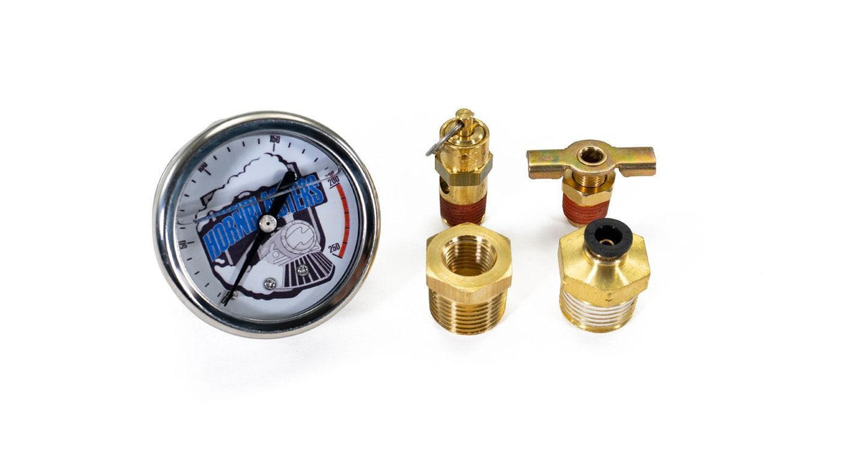 2-Gallon Single Compressor Fitting Kit HornBlasters