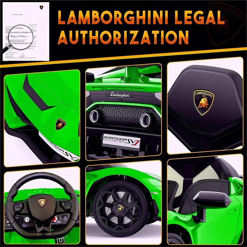 2-in-1 Electric Ride On Sports Car Toy with Remote Control, 12V Battery, 2 Speeds, and LED Lights