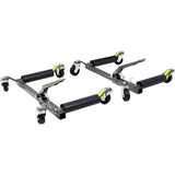 2-in-1 Hydraulic Car Skates: Easily Position and Jack Up Your Vehicle
