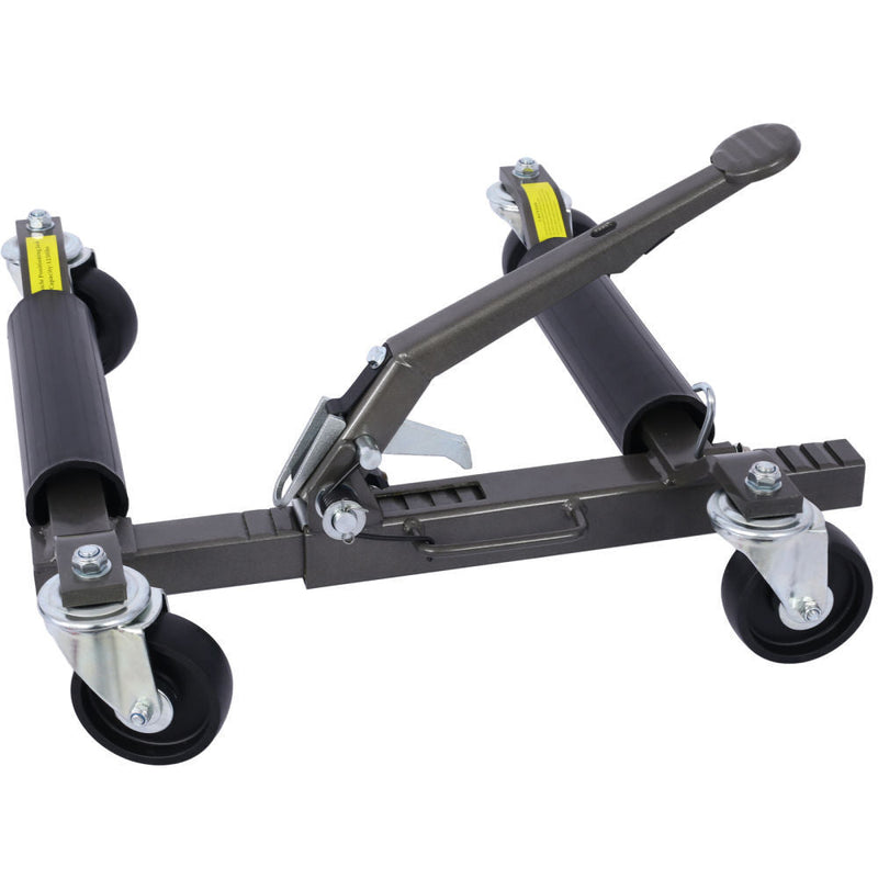 2-in-1 Hydraulic Car Skates: Easily Position and Jack Up Your Vehicle