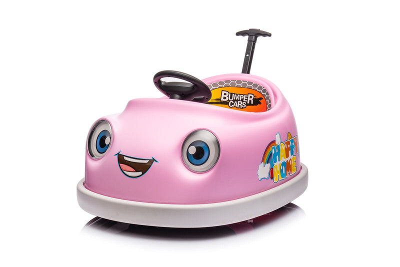 2-in-1 Toddler Bumper Car and Rocking Horse with Music for Ages 1-6