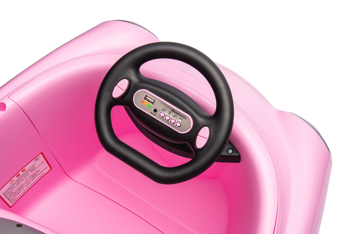 2-in-1 Toddler Bumper Car and Rocking Horse with Music for Ages 1-6