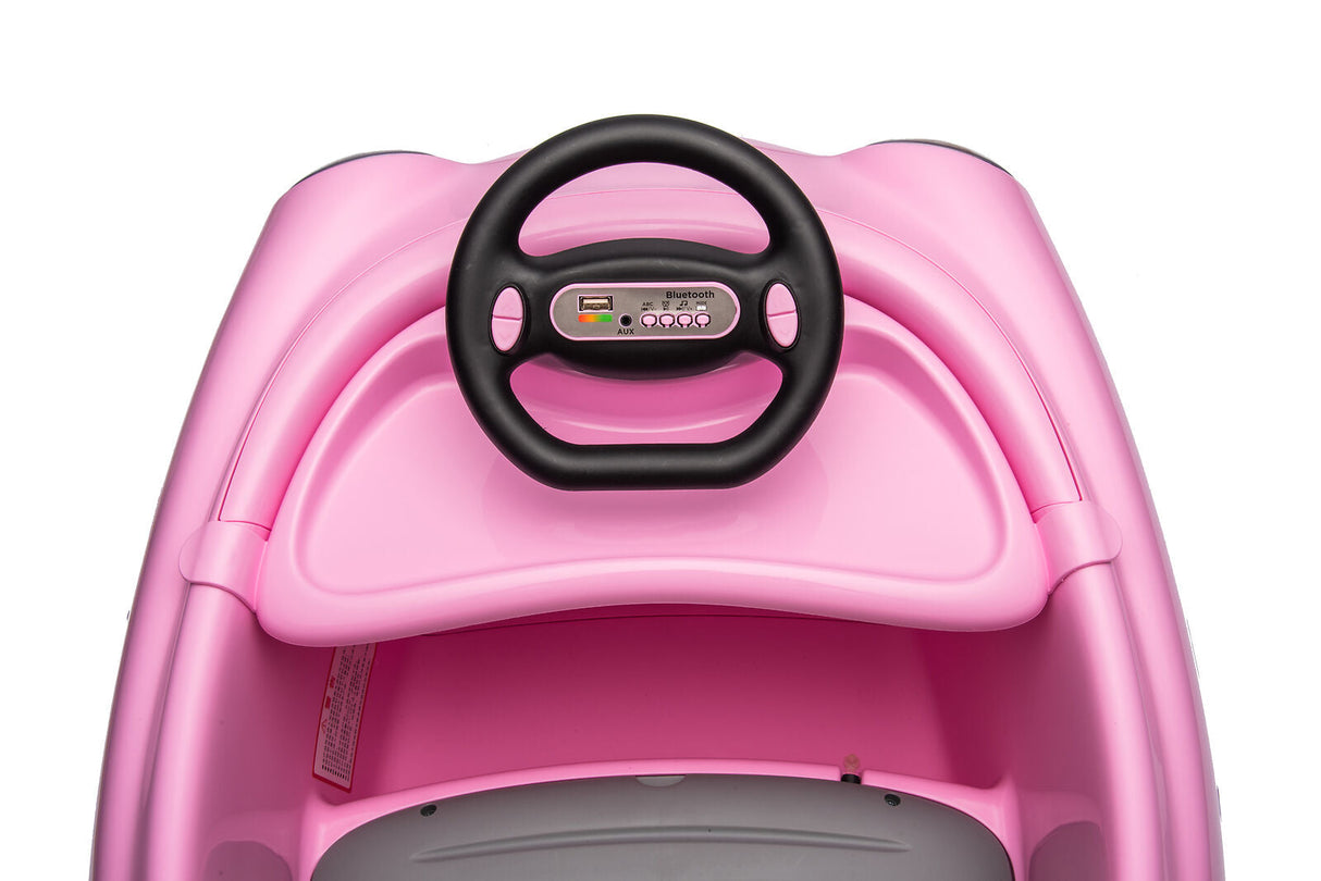 2-in-1 Toddler Bumper Car and Rocking Horse with Music for Ages 1-6