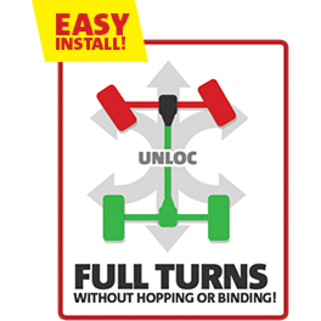 2 Low UnLoc Dodge 1994-2002 CAD Front Axle - 1994-2002 2500-3500 4wd / 1994-2001 1500 4wd