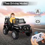 2-Seater 12V Electric Ride-On Jeep for Kids with Remote Control