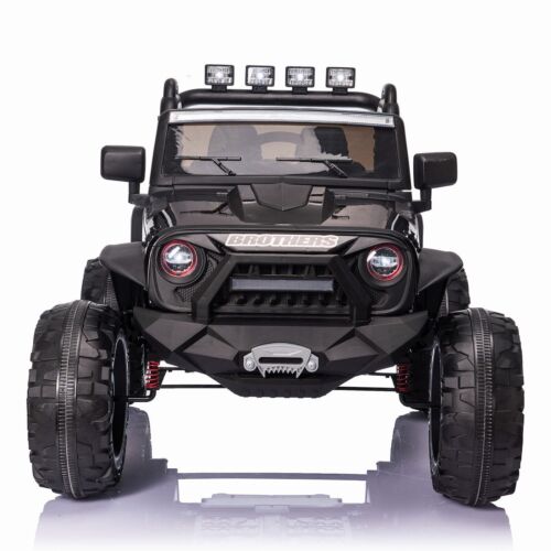 2-Seater 12V Electric Ride-On Truck with Bluetooth and Remote Control for Kids