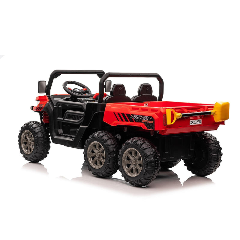 2-Seater 24V 4WD Kids Ride-On Dump Truck with Remote Control - GX33 Model