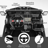 Premium 2 Seater Electric Car for Kids with Remote Control and 4WD - 24 Volt, 300W