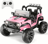 2-Seater 24V Electric Ride-On Car for Kids with Remote Control - Pink