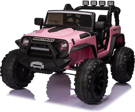 24V Jeep Fashion Electric Ride-On Car with Remote Control and Music for Kids