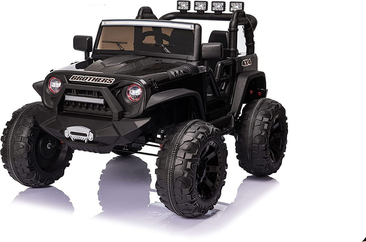 400W Electric Ride-On Truck for Kids with Remote Control and MP3 Player - 24V 2-Seater