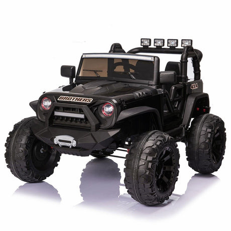 2-Seater 24V Electric Ride-On Toy Truck for Kids with Remote Control