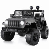 2-Seater 24V Electric Ride-On Truck for Kids with Bluetooth and LED Lights