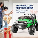 2-Seater 24V Electric Ride-On Truck for Kids with Bluetooth and Remote Control