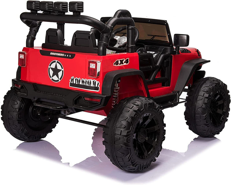 2-Seater 24V Electric Ride-On Truck for Kids with Parental Remote Control - Made in USA
