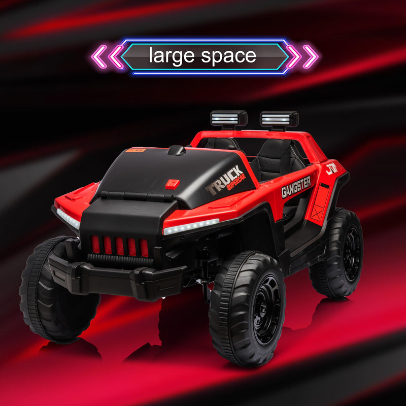 2-Seater Electric Truck for Kids with Music and LED Lights - 24V Ride-On Car