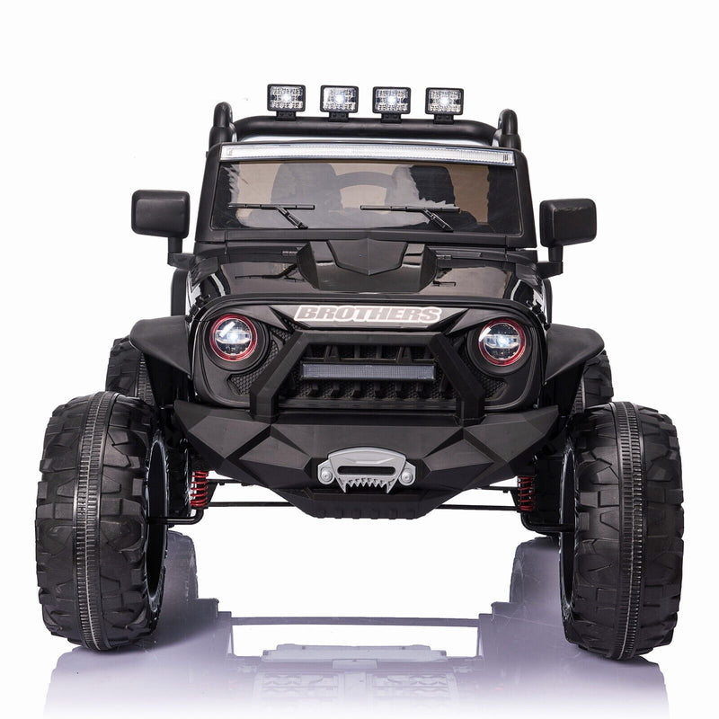 Premium 24V Kids Electric Jeep with Parent Remote Control, LED Lights, and Music - Top Choice for Endless Fun!