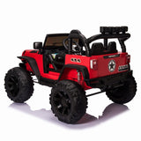 2-Seater 24V Electric Ride-On Toy Truck with LED Lights, MP3 Player, and Remote Control