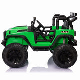 Premium 24V Electric Jeep Truck with Parental Remote Control, LED Lights, and Music