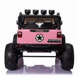 2-Seater 24V Electric Ride-On Truck with Bluetooth and Remote Control for Kids