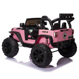 Pink 24V Electric Ride-On Toy Truck for Kids with Remote Control - 2x200W Motor