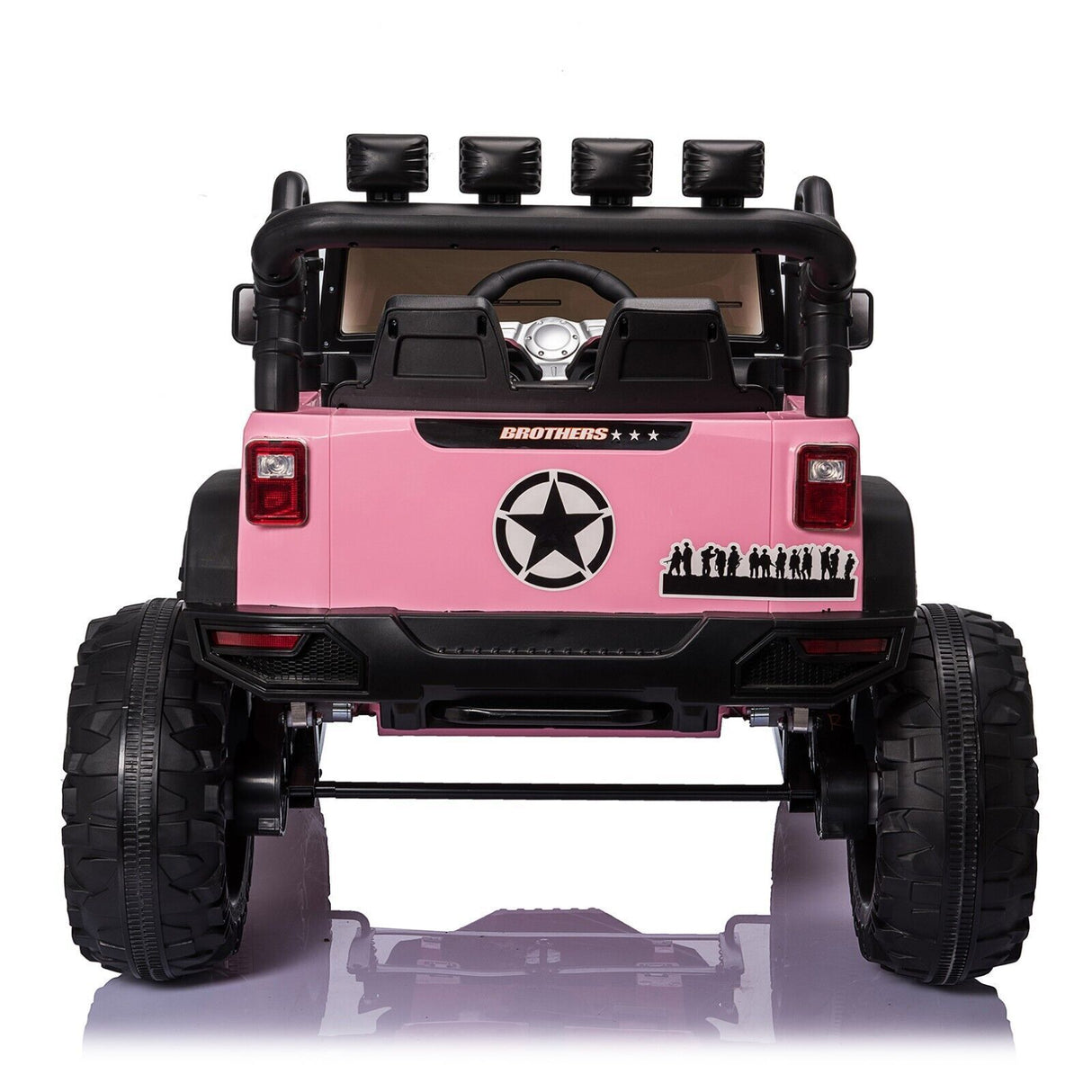 2-Seater 24V Electric Ride-On Truck with Bluetooth Remote Control for Kids
