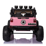 2-Seater 24V Electric Ride-On Truck with Bluetooth Remote Control for Kids