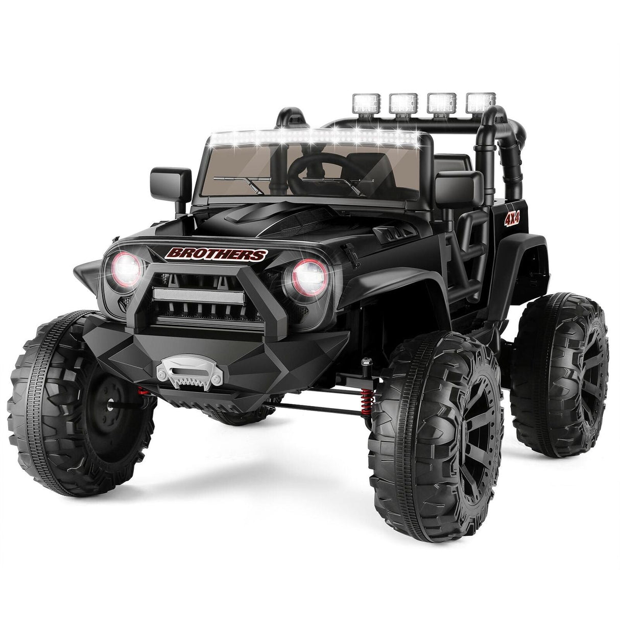Premium 2 Seater Ride On Car for Kids with Remote Control, LED Lights, and MP3 Player - 24V 400W