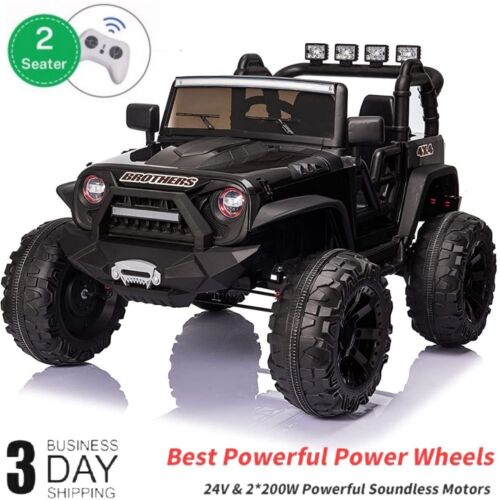 2-Seater 24V Electric Toy Truck for Kids with Remote Control - Brand New Ride-On Car