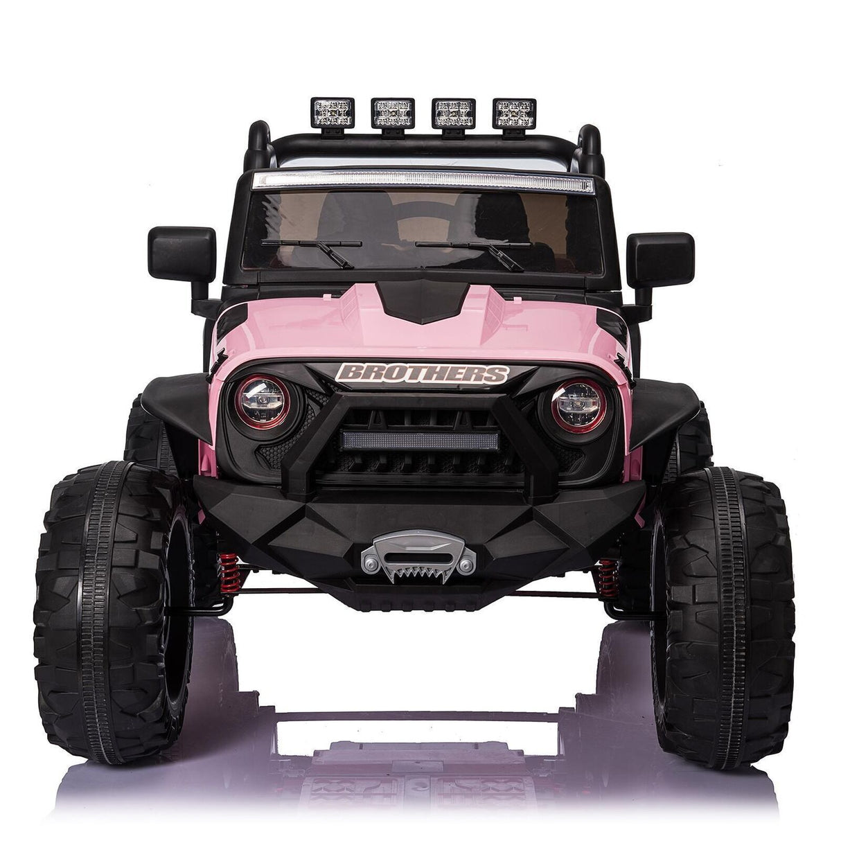 2-Seater 24V Ride-On Car with Remote Control and Powerful 200W LED Lights - 3 Speed Options
