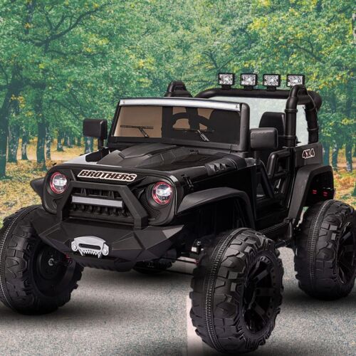 2 Seater 24V Ride-On Truck with Remote Control, LED Lights, and 400W Power